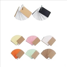 Kraft Index Cards with Binder Ring