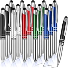 LED Ballpoint Pen with Stylus Tip