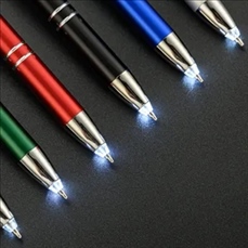 LED Ballpoint Pen with Stylus Tip