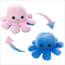 Large Reversible Octopus Plush Toy
