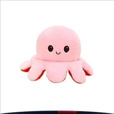 Large Reversible Octopus Plush Toy