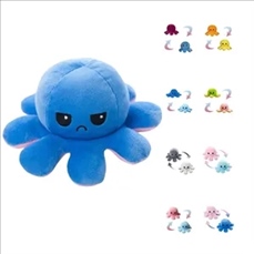 Large Reversible Octopus Plush Toy