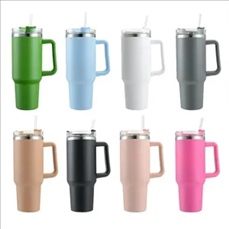 Large capacity stainless steel thermos cup
