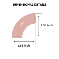 Leather Arched Bookmark