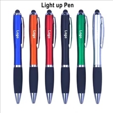 Light up Logo Ballpoint Stylus Advertising Pen