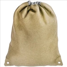 Linen Cromwell Drawstring Backpacks