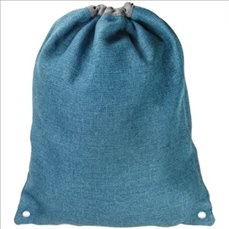 Linen Cromwell Drawstring Backpacks
