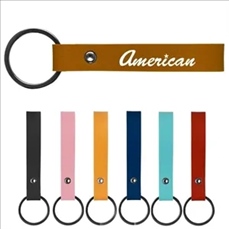 Loop Leather Keychain