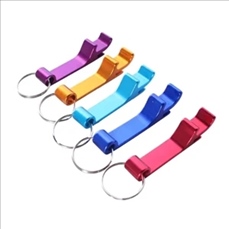 MOQ 50pcs Bottle Opener Keychain Ring