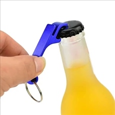 MOQ 50pcs Bottle Opener Keychain Ring