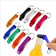 MOQ 50pcs Bottle Opener Keychain Ring