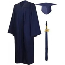 Matte Graduation Gown Cap Tassel Set