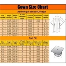 Matte Graduation Gown Cap Tassel Set