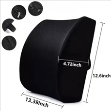 Memory foam back cushion