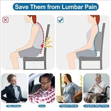 Memory foam back cushion