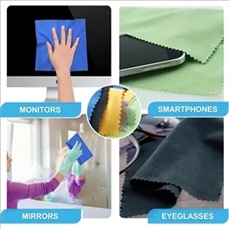 Microfiber Cleaning Cloth In Pouch