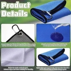 Microfiber Golf Towel With Clip