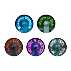 Mini Flash Message Fan with LED