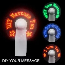 Mini Flash Message Fan with LED