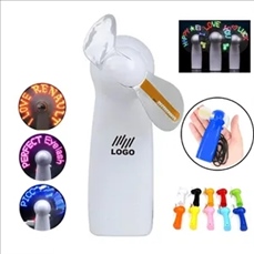Mini Flash Message Fan with LED