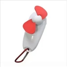 Mini Hand Held Fan W/ Carabiner