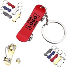 Mini Skateboard Keychain