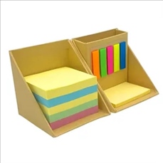 Modular Sticky Note Cube Organizer