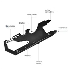 Multi Functional Bottle Opener With Mountaineering Buckle