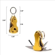 Multi Usage Knife Opener Screwdriver With Flashlight