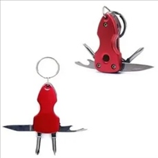 Multi Usage Knife Opener Screwdriver With Flashlight