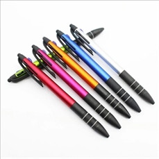 Multicolor Refill Click Action Stylus Pen