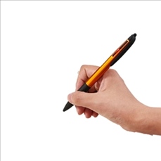 Multicolor Refill Click Action Stylus Pen