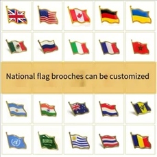 National Flag Badge