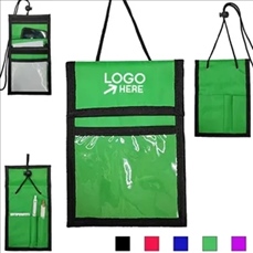 Neck Wallet With Clear Pockets