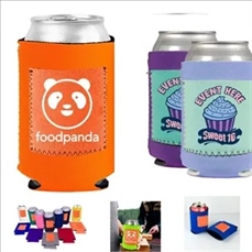 Neoprene Can Holders With Pocket