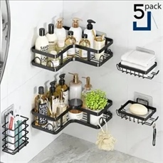 Non Punch Corner Shower Caddy