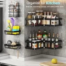 Non Punch Corner Shower Caddy
