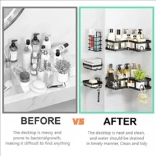 Non Punch Corner Shower Caddy