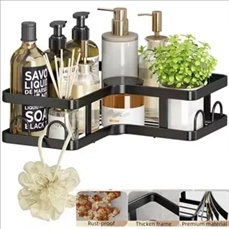 Non Punch Corner Shower Caddy