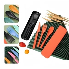 Outdoor camping reusable tableware set