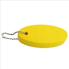 Oval PU Float Keychain