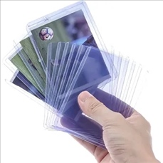 PVC Hard Plastic Card Sleeves Holder