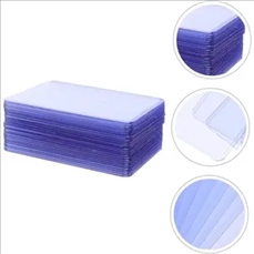 PVC Hard Plastic Card Sleeves Holder