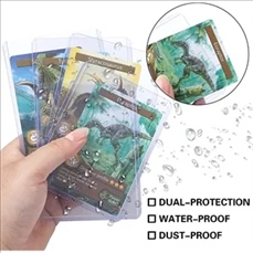 PVC Hard Plastic Card Sleeves Holder