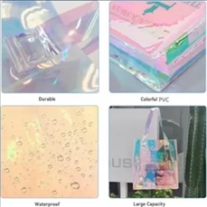 PVC Laser Translucent Tote Bag