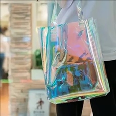 PVC Laser Translucent Tote Bag