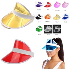 PVC Sun Protective Visor Hat Caps