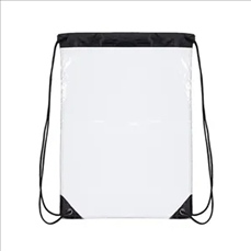 PVC drawstring bag waterproof transparent portable travel