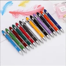 Pen With Soft Rubberized Grip