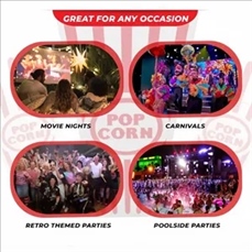 Plastic Popcorn Tubs